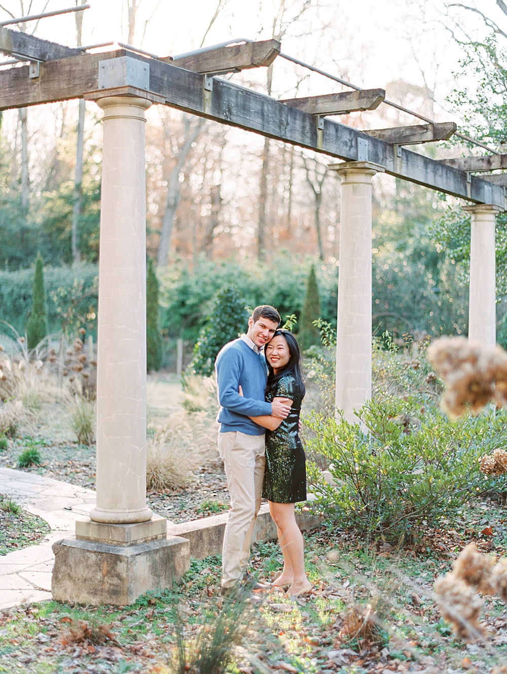 engagement session at Cator Woolford Gardens