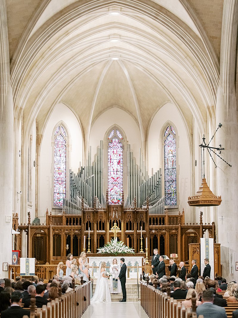 Cathedral of St. Philip wedding ceremony