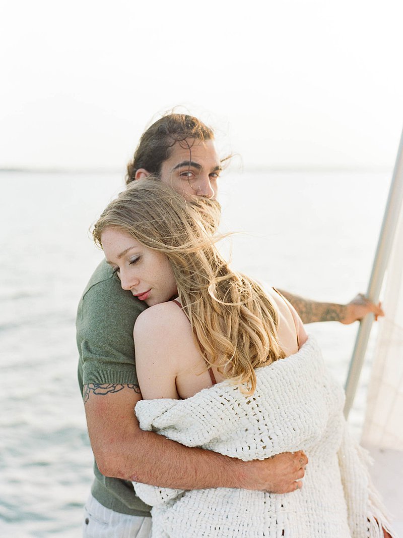 Engagement Session on a boat