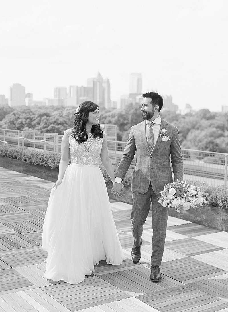 Rooftop Ponce City Market Wedding