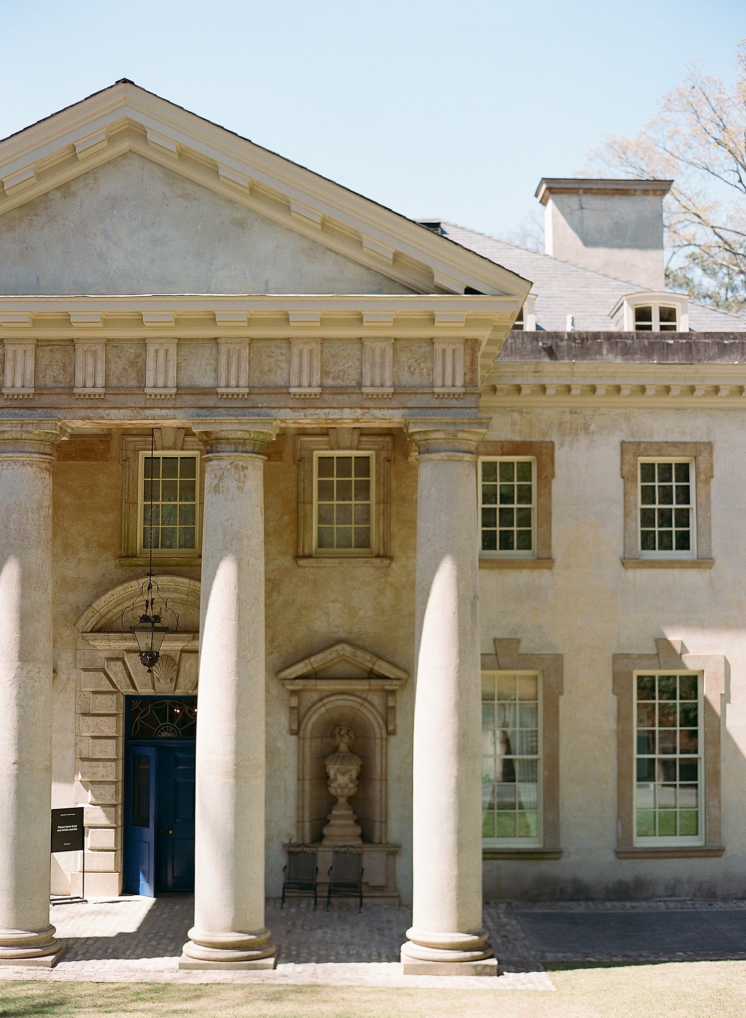 Front view of the historic Swan House in Atlanta