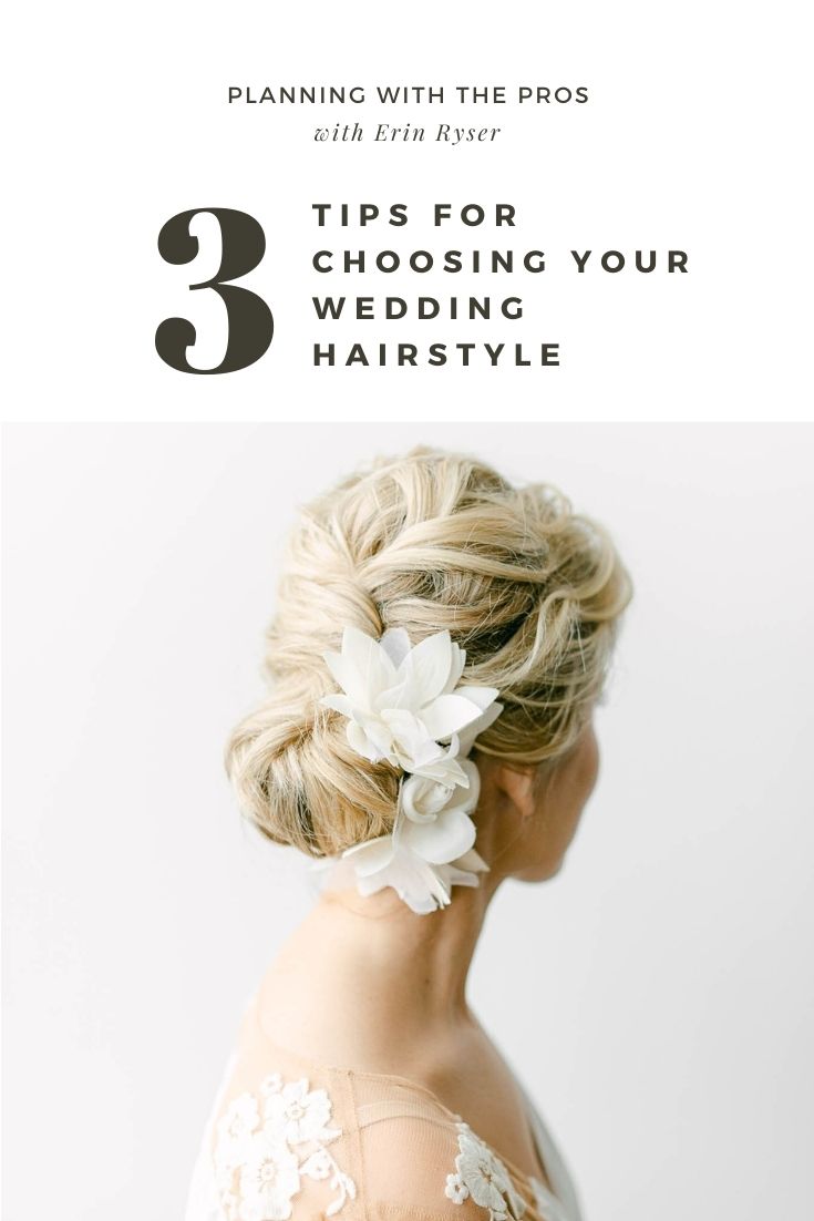 Choosing your perfect wedding day hairstyle